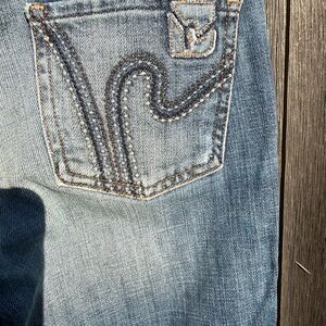 Citizens Of Humanity Blue Boot Cut Jeans